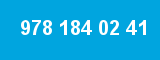 978 184 02 41 978 184 02 41